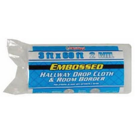 Berry Plastics Berry Plastics 626230 Medim Embossed Drop Cloth; 3 x 60 ft 355388